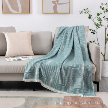 بوهو رمي بطانية للأريكة والسرير